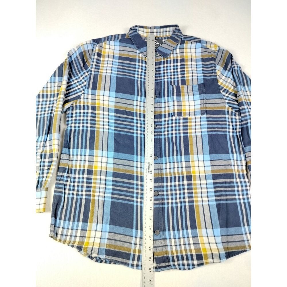 Alpine Design Shirt Mens Large Multicolor Flannel Plaid Gorpcore Cottagecore‎ - Picture 8 of 11